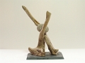 Entraide - Trophée N°2 de l'entreprise éco-responsable 2012- Sculpture galet et bois flottés