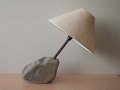 Lampe Inclin avec 1 galet et abat-jour conique - Ref.LP10028