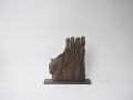 Sculpture ardoise et bois flotté Ref.S18180