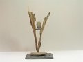 Complicité - Trophée N°1 de l'entreprise éco-responsable 2012- Sculpture galets et bois flottés