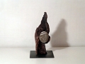 Trophée de N°5 de l'entreprise éco-responsable 2015 - Sculpture bois flotté et galet